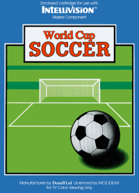 World Cup Soccer Intellivision US box art